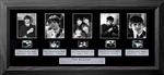Beatles (The) - Deluxe Celebrity Cell: 245mm x 540mm (approx). - black frame with black mount