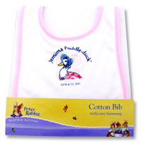 Jemima Puddle-duck Cotton Bib