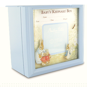 Peter Rabbit Blue Boy Keepsake Box