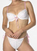 Beau Bra Embroidered Anglaise underwired bra and thong set