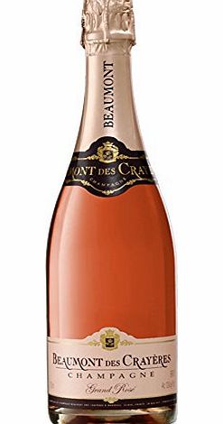 des Crayeres Grand Rose Non Vintage Champagne 75 cl