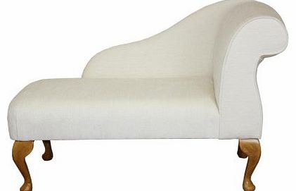 Beaumont Gorgeous Plain Oyster colour Mini Chaise Longue 41``