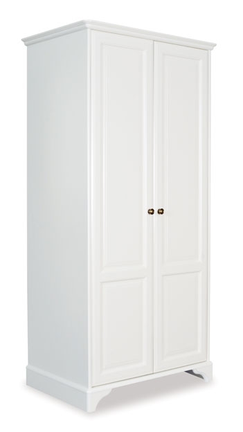 Painted Double Full Hanging Wardrobe -