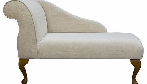 Beaumont Small Chaise Longue (41``) in a Kenton Slub Natural fabric