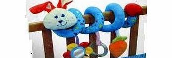 Beautiful Beginnings My 1st Baby Spiral Cot Activity Hanging Toy for Cot, Car Seat, Pushchair - Rabbit