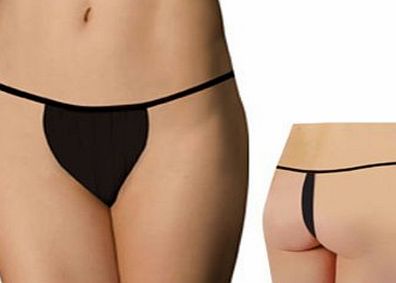 Beauty A M F602-1010 Deo Black G-String 50 pcs - FREE DELIVERY