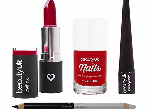 Beauty UK Halloween Makeup Make Up FX Fancy Dress Party Red Lipstick Lip Gloss Nail Polish Varnish Liquid Eye Liner Eye Shadow Eyeshadow Palette Long Lasting Vampire Zombie Ghost Witch Goth Punk Emo C