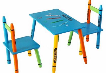Childrens Wooden Table and Chair Set