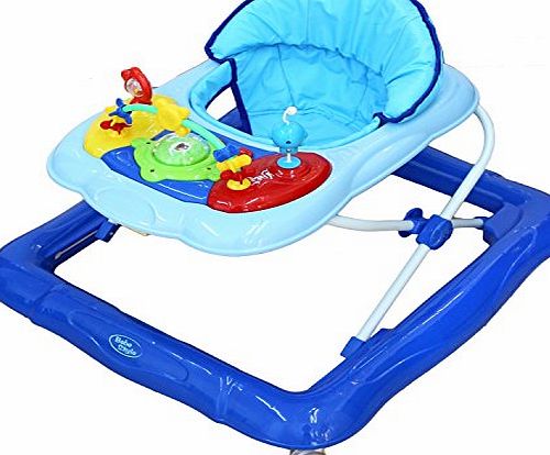 Bebe Style Deluxe Baby Walker - With Sounds, And Activities, Blue