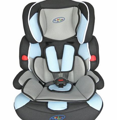 Deluxe Group 1 2 3 Childs Car and Booster Seat (Blue)