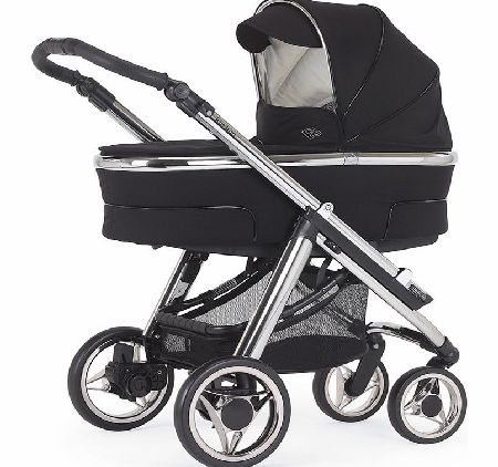 Bebecar Hip-Hop Pram Black Dazzle