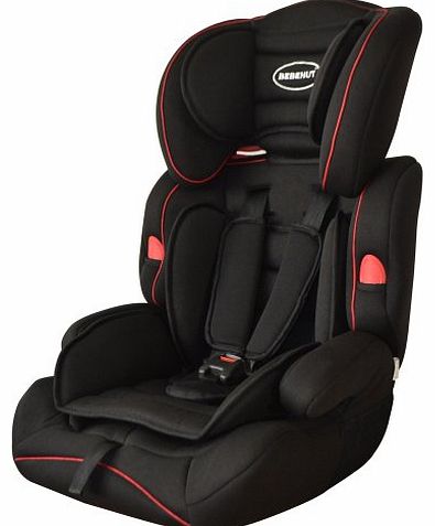 Convertible Baby Car Seat & Child Booster Seats 9-36 kg Group 1-2-3 (Black)