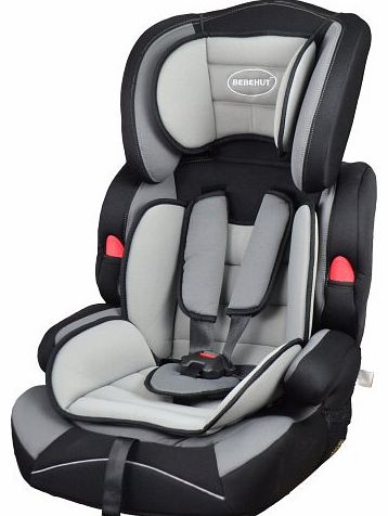 Ventura Elite Convertible Child Car Seat Group 1,2&3,9-36kg (Grey/Black BAB001-H03)