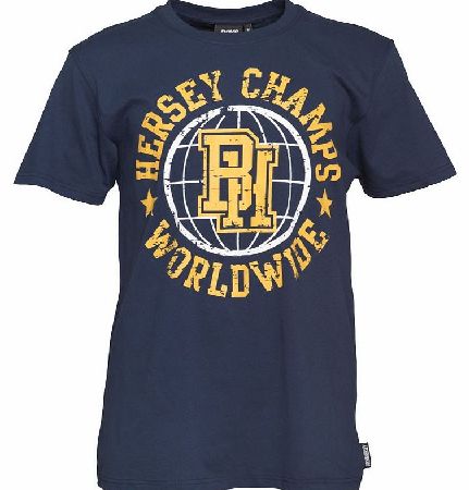 Beck And Hersey Mens Champs T-Shirt Navy