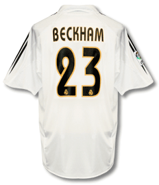Beckham Adidas Real Madrid home (Beckham 23) 04/05