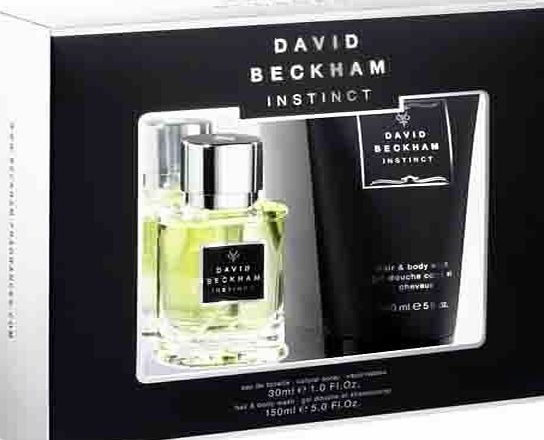 David Beckham Instinct Gift Set 30ml EDT + 150ml Hair & Body Wash