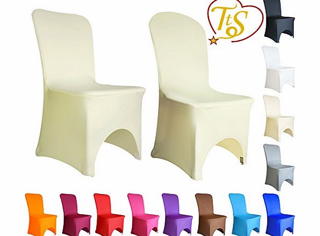 Chair Covers Spandex Lycra Cover Wedding Banquet Anniversary Party Decoration Arched Front #11 Red