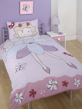 Bed Bodz Fairy Single Size Duvet Cover and pillowcase
