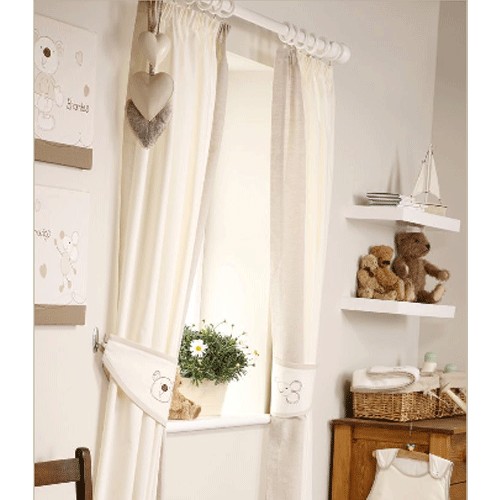 Bramble and Smudge Curtains Tape Top inc Tie Backs