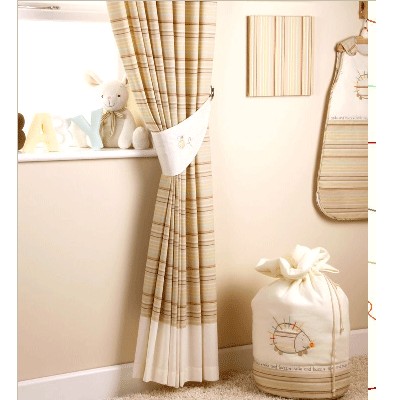 Spike and Buzz Curtains Tape Top with Tie Backs