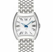 Bedat Switzerland Silver-tone and white bracelet watch