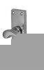 Bedford Chrome Short Latch Set