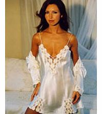 Bedtime Flirt Silk Sleepwear Chemise dk0019