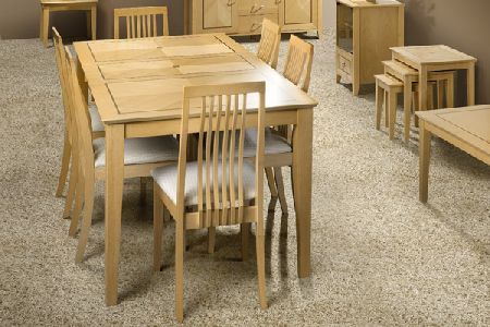 Bedworld Discount Alaska Dining Table with Veneered top and Chairs