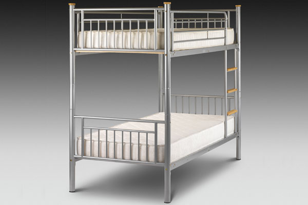 Bedworld Discount Atlas Alloy Bunk Beds Single 90cm
