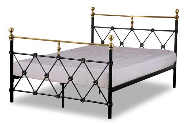 Bedworld Discount Austen Metal Bed Frame Double 135cm