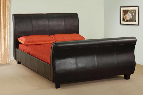 Balmoral Faux Leather Bed Frame Double 135cm