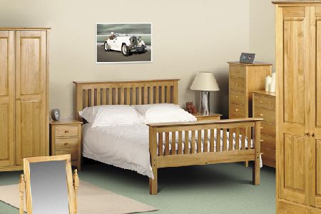 Bedworld Discount Barcelona Bed Frame (High Foot End) Double 135cm
