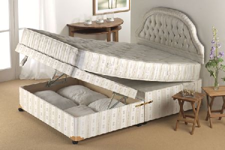 Bedworld Discount Beds Backcare Blank Ottoman Divan Bed Kingsize