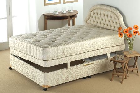 Bedworld Discount Beds Backcare Sidelift Ottoman Divan Bed Kingsize