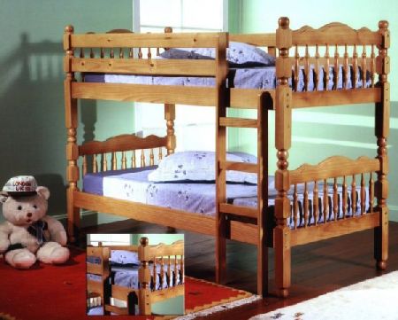 Weston Bunk Bed With Cotton Comfort Mattresses