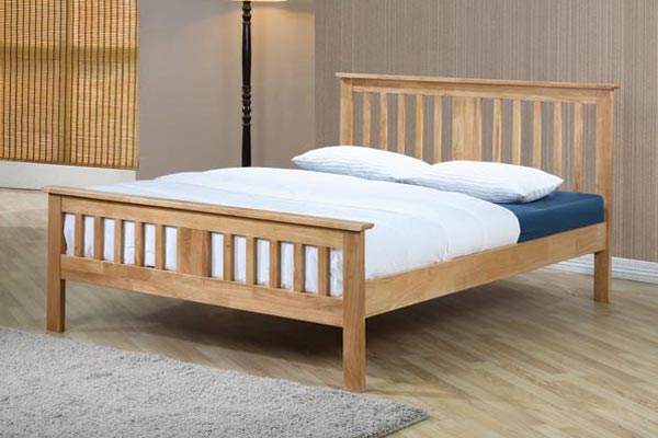 Brent Wooden Bed Frame Double 135cm