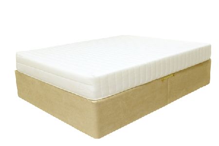 Bedworld Discount Clearance Beige Divan With Memory 500 Mattress