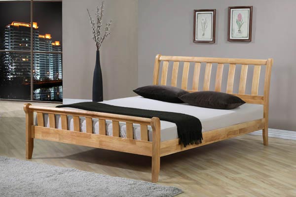 Bedworld Discount Corvallis Wooden Bed Frame Kingsize 150cm