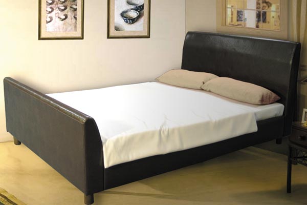 Bedworld Discount Darcy Faux Leather Bed Frame Kingsize 150cm