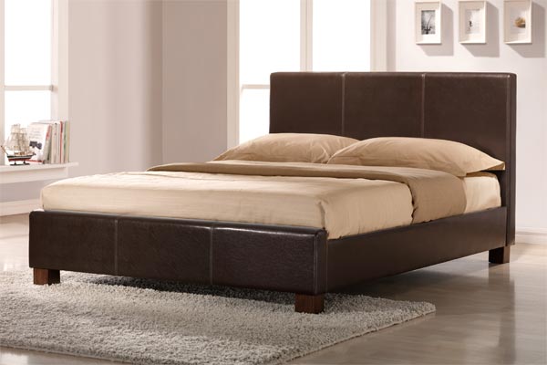 Dorset Faux Leather Bed Frame Double 135cm