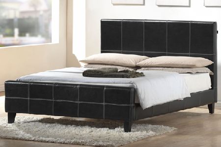 Erba Leather Bed Double 135cm