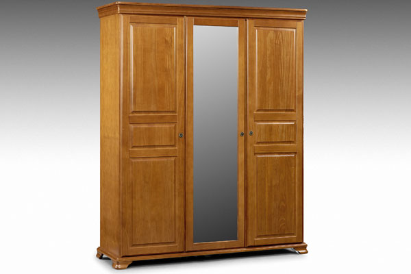 Bedworld Discount Fontainebleau - Three Door Wardrobe with Mirror