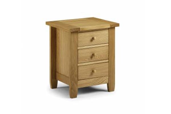 Lyndhurst 3 Drawer Bedside