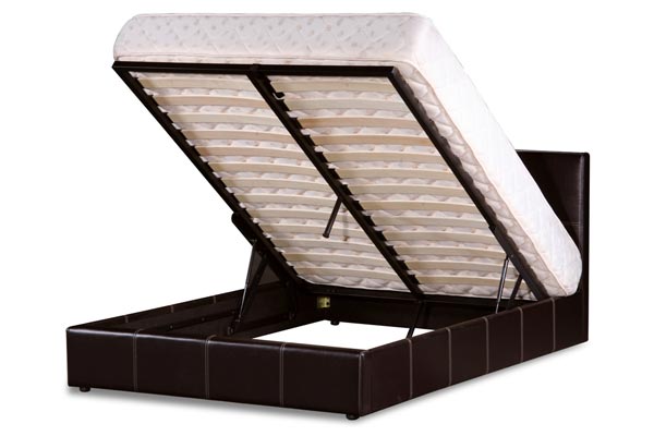 Bedworld Discount Lyon Faux Leather Ottoman Bed Kingsize 150cm