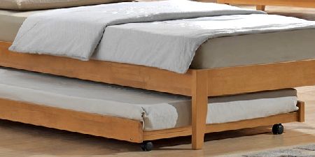 Bedworld Discount Maple Trundle Guest Bed