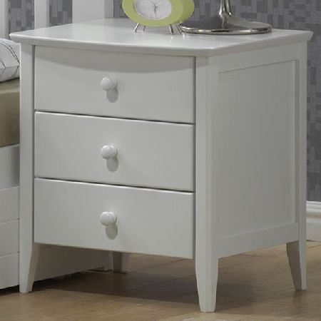 Polo 3 Drawers Bedside Table