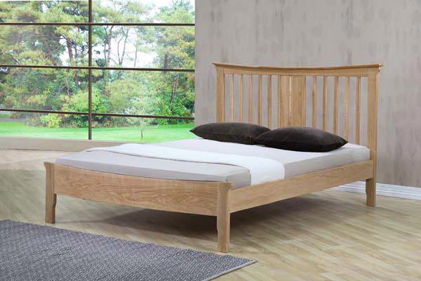 Bedworld Discount Portland Oak Bed Frame Kingsize 150cm