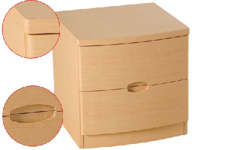 Synergy Range - Bedside Table (2 Drawers)