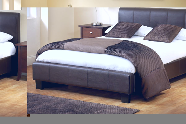 Bedworld Discount Vienna Faux Leather Bed Frame Single 90cm