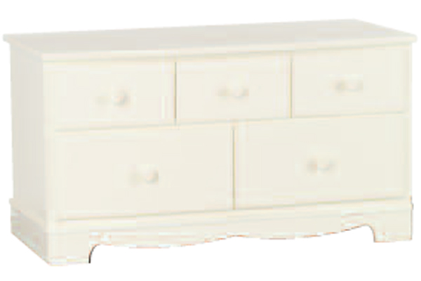 Bedworld Furniture Blanc Range - Chest of Drawers (5 Drawers)